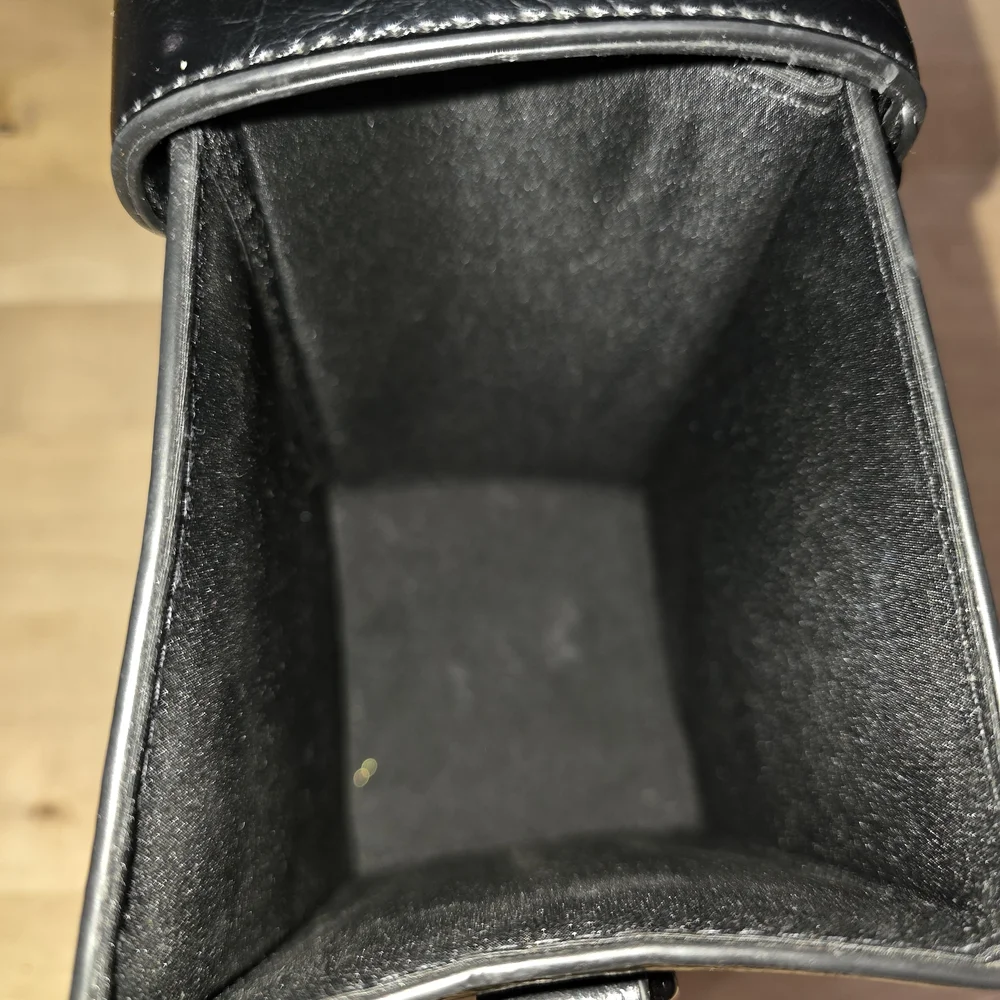 Kate Gabrielle Black Faux Leather Tote / Shoulder Bag – Gently Used - Picture 6 of 12